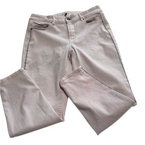 White House Black Market Jeweled Cropped Jeans